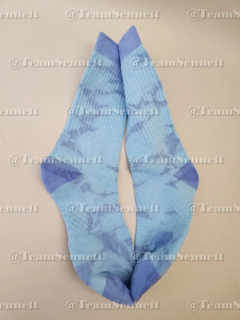 Backstreet Boys Blue Tie Dye Crew Socks // Into the Millennium Sphere Las Vegas
